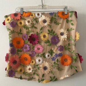 AKIRA | Can't Miss Me Flower Corset | Size 1X